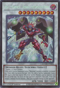 Assault Blackwing - Kusanagi the Gathering Storm (Secret Rare) - Magnificent Monsters (MAMO) #MAMO-EN026 - Secret Rare YuGiOh Trading Card