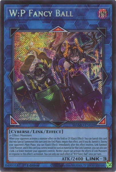 W:P Fancy Ball (Secret Rare) - Magnificent Monsters YuGiOh trading card