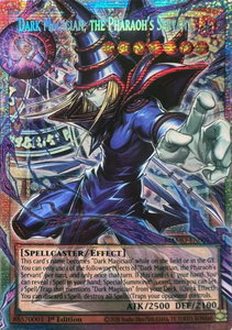 Dark Magician, the Pharaoh's Servant (Starlight Rare) (Extended Art) - Magnificent Monsters (MAMO) #MAMO-EN001 - Starlight Rare YuGiOh Trading Card