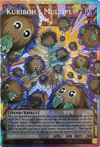 Kuriboh - Multiply! (Starlight Rare) (Extended Art) - Magnificent Monsters (MAMO) #MAMO-EN002 - Starlight Rare YuGiOh Trading Card