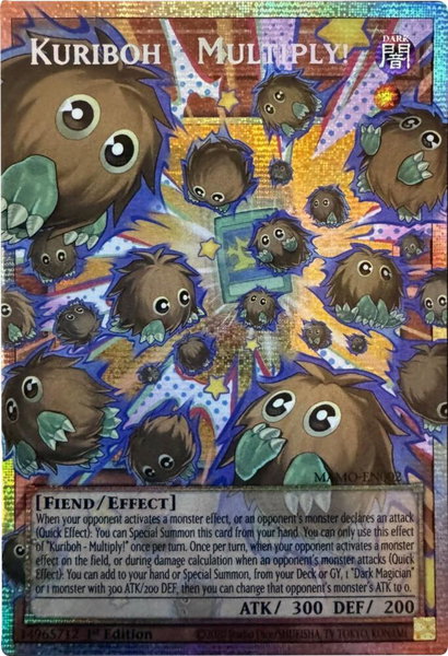 Kuriboh - Multiply! (Starlight Rare) (Extended Art) - Magnificent Monsters YuGiOh trading card