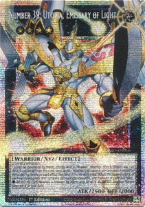 Number 39: Utopia, Emissary of Light (Starlight Rare) (Extended Art) - Magnificent Monsters (MAMO) #MAMO-EN010 - Starlight Rare YuGiOh Trading Card