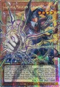 Gagaga Magician - Gagaga Magic (Starlight Rare) (Extended Art) - Magnificent Monsters (MAMO) #MAMO-EN011 - Starlight Rare YuGiOh Trading Card
