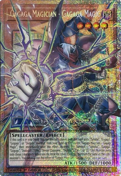 Gagaga Magician - Gagaga Magic (Starlight Rare) (Extended Art) - Magnificent Monsters YuGiOh trading card