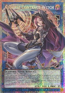 Cyberse Contract Witch (Starlight Rare) (Extended Art) - Magnificent Monsters (MAMO) #MAMO-EN018 - Starlight Rare YuGiOh Trading Card