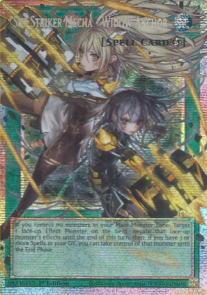 Sky Striker Mecha - Widow Anchor (Starlight Rare) - Magnificent Monsters YuGiOh trading card