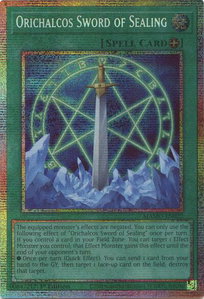 Orichalcos Sword of Sealing (Starlight Rare) - Magnificent Monsters (MAMO) #MAMO-EN022 - Starlight Rare YuGiOh Trading Card