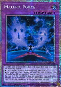 Malefic Force (Starlight Rare) - Magnificent Monsters (MAMO) #MAMO-EN024 - Starlight Rare YuGiOh Trading Card