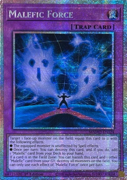 Malefic Force (Starlight Rare) - Magnificent Monsters YuGiOh trading card