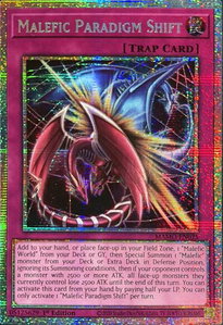 Malefic Paradigm Shift (Starlight Rare) - Magnificent Monsters (MAMO) #MAMO-EN025 - Starlight Rare YuGiOh Trading Card