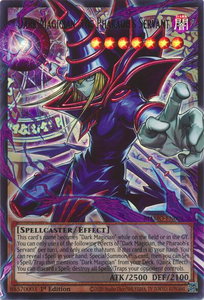 Dark Magician, the Pharaoh's Servant (Extended Art) - Magnificent Monsters (MAMO) #MAMO-EN001 - Ultra Rare YuGiOh Trading Card