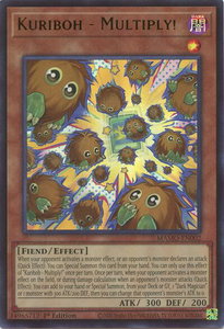 Kuriboh - Multiply! - Magnificent Monsters (MAMO) #MAMO-EN002 - Ultra Rare YuGiOh Trading Card