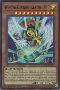 Winged Kuriboh Sabatiel LV10 - Magnificent Monsters (MAMO) #MAMO-EN006 - Ultra Rare YuGiOh Trading Card
