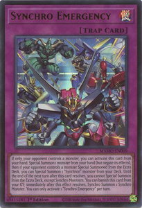 Synchro Emergency - Magnificent Monsters (MAMO) #MAMO-EN009 - Ultra Rare YuGiOh Trading Card