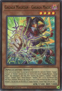 Gagaga Magician - Gagaga Magic - Magnificent Monsters (MAMO) #MAMO-EN011 - Ultra Rare YuGiOh Trading Card