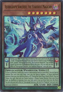 Astrograph Sorcerer, the Starfrost Magician - Magnificent Monsters (MAMO) #MAMO-EN015 - Ultra Rare YuGiOh Trading Card