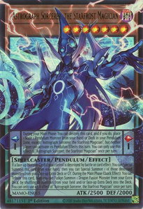 Astrograph Sorcerer, the Starfrost Magician (Extended Art) - Magnificent Monsters (MAMO) #MAMO-EN015 - Ultra Rare YuGiOh Trading Card