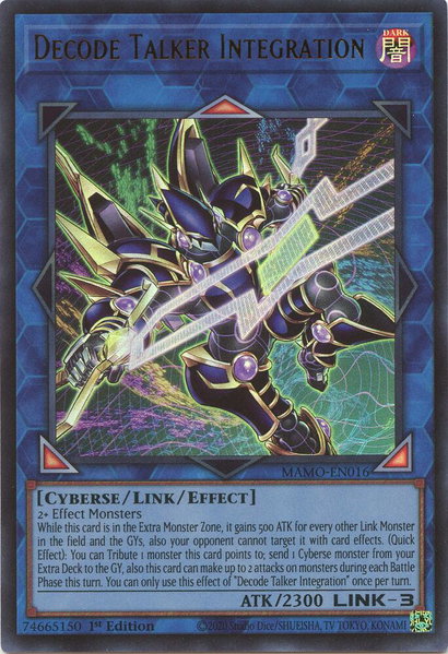Decode Talker Integration - Magnificent Monsters YuGiOh trading card