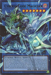 Cyberse Code Magician (Extended Art) - Magnificent Monsters (MAMO) #MAMO-EN017 - Ultra Rare YuGiOh Trading Card