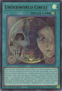 Underworld Circle - Magnificent Monsters (MAMO) #MAMO-EN021 - Ultra Rare YuGiOh Trading Card