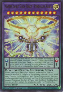 Master Spirit Tech Force - Pendulum Ruler - Magnificent Monsters (MAMO) #MAMO-EN027 - Ultra Rare YuGiOh Trading Card
