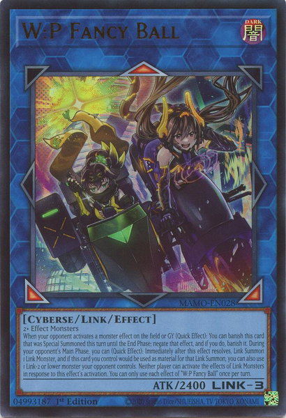 W:P Fancy Ball trading card from Magnificent Monsters W:P Fancy Ball - Magnificent Monsters YuGiOh trading card