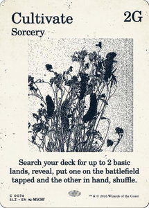 Cultivate (0074) - Secret Lair x MSCHF: The Zeta Set (SLZ) #74 - Common Magic: The Gathering Trading Card