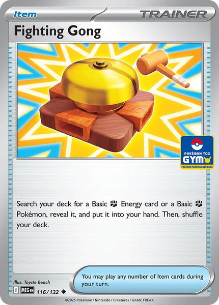 Fighting Gong - 116/132 (GYM) - Southeast Asia Exclusives Pokémon trading card