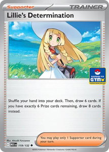 Lillie's Determination - 119/132 (GYM) - Southeast Asia Exclusives (SEA) #119/132 - Promo Pokémon Trading Card