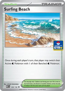 Surfing Beach - 129/132 (GYM) - Southeast Asia Exclusives (SEA) #129/132 - Promo Pokémon Trading Card