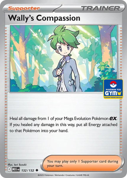 Wally's Compassion - 132/132 (GYM) - Southeast Asia Exclusives Pokémon trading card