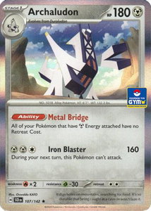 Archaludon - 107/142 (GYM) - Southeast Asia Exclusives (SEA) #107/142 - Promo Pokémon Trading Card