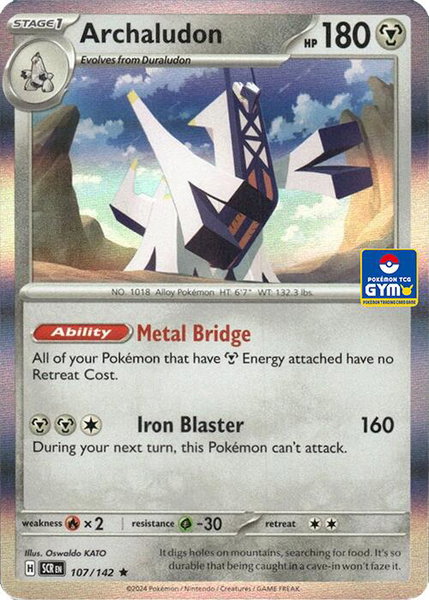 Archaludon - 107/142 (GYM) - Southeast Asia Exclusives Pokémon trading card