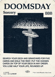 Doomsday (0039) - Secret Lair x MSCHF: The Zeta Set (SLZ) #39 - Uncommon Magic: The Gathering Trading Card