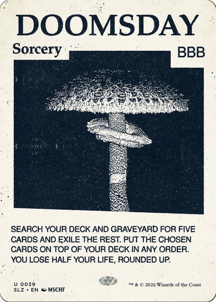 Doomsday (0039) trading card from Secret Lair x MSCHF: The Zeta Set Doomsday (0039) - Secret Lair x MSCHF: The Zeta Set Magic: The Gathering trading card