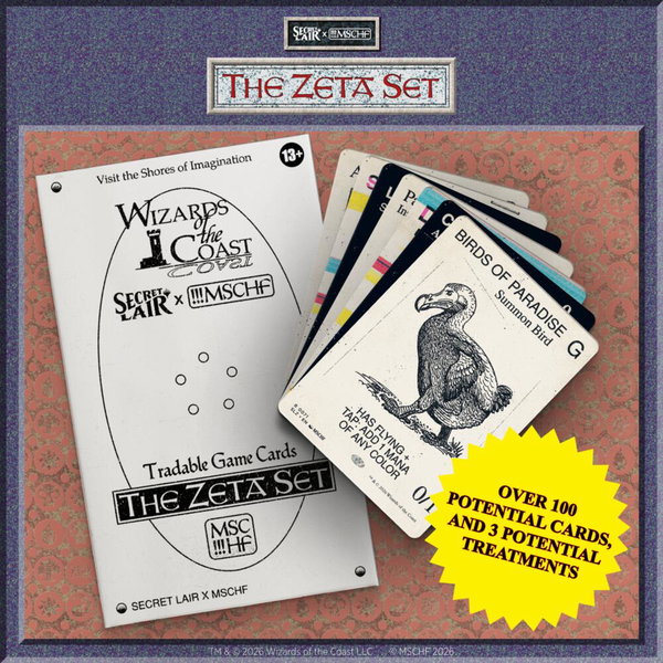 Secret Lair x MSCHF: The Zeta Set Booster Pack - Secret Lair x MSCHF: The Zeta Set Magic: The Gathering trading card