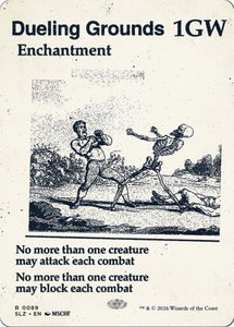 Dueling Grounds (0089) - Secret Lair x MSCHF: The Zeta Set (SLZ) #89 - Rare Magic: The Gathering Trading Card