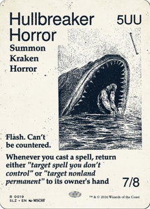 Hullbreaker Horror (0019) - Secret Lair x MSCHF: The Zeta Set (SLZ) #19 - Rare Magic: The Gathering Trading Card
