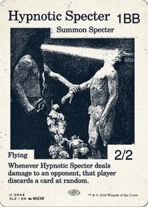 Hypnotic Specter (0044) - Secret Lair x MSCHF: The Zeta Set (SLZ) #44 - Uncommon Magic: The Gathering Trading Card