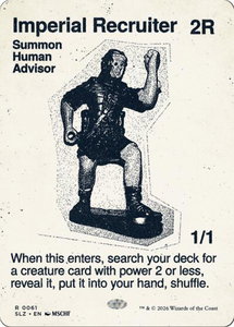 Imperial Recruiter (0061) - Secret Lair x MSCHF: The Zeta Set (SLZ) #61 - Rare Magic: The Gathering Trading Card