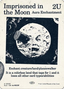 Imprisoned in the Moon (0020) - Secret Lair x MSCHF: The Zeta Set (SLZ) #20 - Uncommon Magic: The Gathering Trading Card