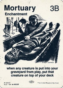 Mortuary (0047) - Secret Lair x MSCHF: The Zeta Set (SLZ) #47 - Rare Magic: The Gathering Trading Card