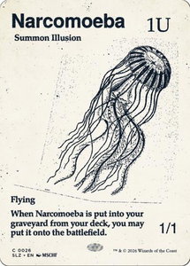 Narcomoeba (0026) - Secret Lair x MSCHF: The Zeta Set (SLZ) #26 - Common Magic: The Gathering Trading Card