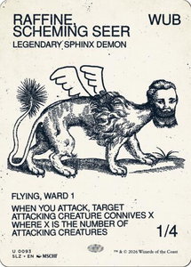 Raffine, Scheming Seer (0093) - Secret Lair x MSCHF: The Zeta Set (SLZ) #93 - Mythic Rare Magic: The Gathering Trading Card