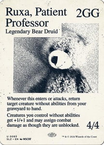 Ruxa, Patient Professor (0083) - Secret Lair x MSCHF: The Zeta Set (SLZ) #83 - Uncommon Magic: The Gathering Trading Card