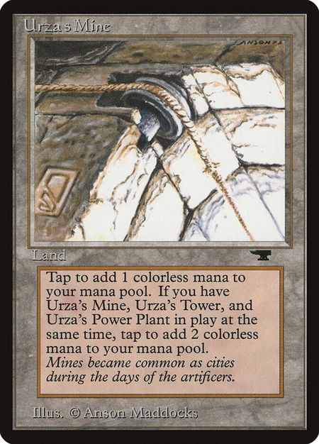 Urza's Mine (Pulley) - Antiquities Magic: The Gathering trading card