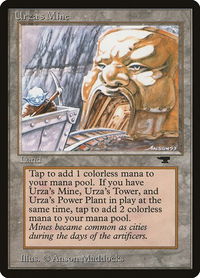 Urza's Mine (Mouth) - Antiquities (ATQ) #83b - Uncommon Magic: The Gathering Trading Card