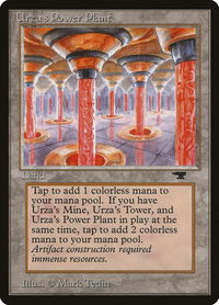 Urza's Power Plant (Columns) - Antiquities (ATQ) #84b - Common Magic: The Gathering Trading Card
