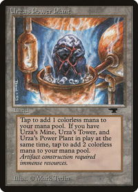 Urza's Power Plant (Rock in Pot) - Antiquities (ATQ) #84d - Uncommon Magic: The Gathering Trading Card