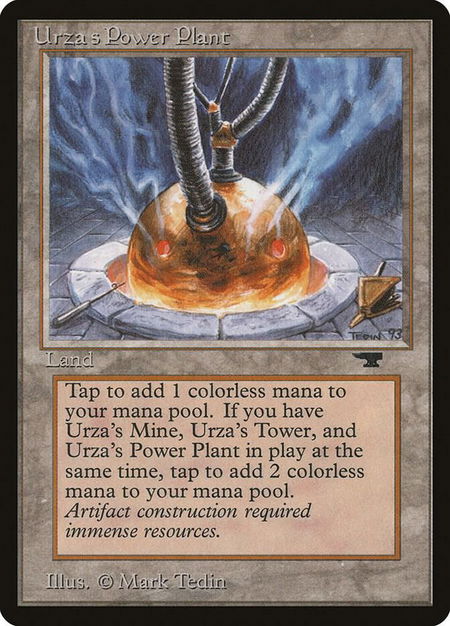Urza's Power Plant (Sphere) - Antiquities Magic: The Gathering trading card